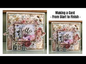 Shabby Chic Card - Tutorial