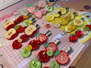 Fruity Button Clips ⋆ - Etsy
