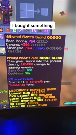 #minecraft #hypixel #skyblock #fyp #hypixelskyblock #giantsword