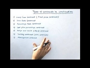 Types of Construction Contracts | With Pros & Cons |