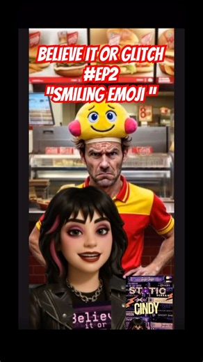 Believe It or Glitch – SMILING emoji Head 🙂 #emoji ⚡️🧛‍♀️ #shortvideo