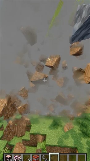 I Broke Minecraft Physics... 😱 (Satisfying) #minecraft #minecraftmemes #shots #ytshorts