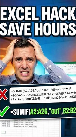 Automatically Add Values You Need with Excel SUMIF Function Today