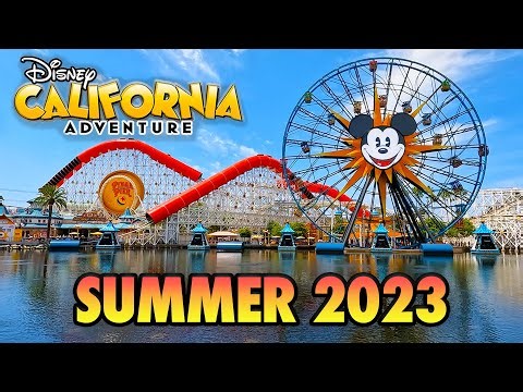 Disney California Adventure Park - Summer 2023 Walkthrough [4K POV]