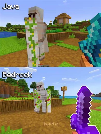 Minecraft Actions & Stuff Bedrock vs Java Part 2 👻