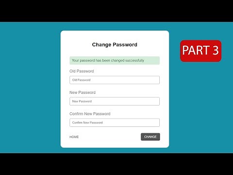 PHP Profile System Change Password