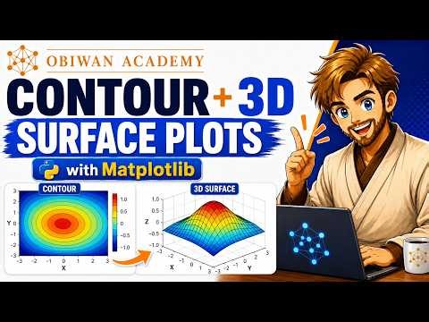 How to Create Contour and 3D Surface Plots in Python with Matplotlib