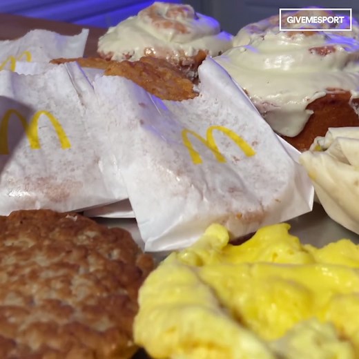 84K views · 140 reactions | Erik The Electric takes on the $100 McDonalds breakfast challenge...  We all know a McDonalds breakfast lover! 襤 | GiveMeSport | Facebook