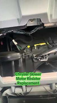 Chrysler blower motor resistor #automobile #lifter #mechanic #mechaniclife #diy #fix #carpart #fyp