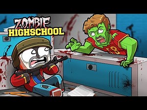 Highschool ZOMBIE Apocalypse Survival! (Minecraft)