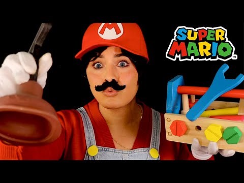 🍄 ASMR 😱 ¡MARIO BROS arregla 💦 LA TUBERÍA de TU CASA! I Ges ASMR