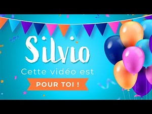 Joyeux anniversaire Silvio !