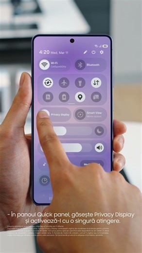 Demo ghidat pentru Privacy Display | Galaxy S26 Ultra | Samsung