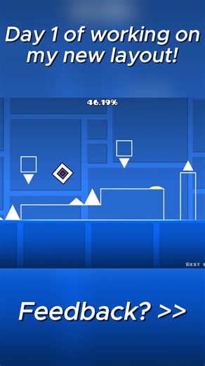 New layout 👍 #geometrydash