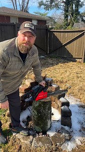 498K views · 8.2K reactions | Making a Swedish Torch after 50+ hours without power is Nashville  Stay safe and warm out there!!! | Over The Fire Cooking by Derek Wolf | Facebook