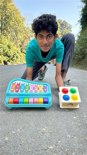 Musical Xylophone & Wooden Button Toy Test 😳