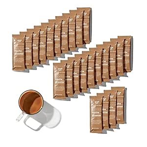 Copper Cow Coffee Mocha Sweetened Condensed Milk Creamer, 24 Pack | 1 oz Each | Vietnamese-Inspired | Real Cocoa Powder, No Artificial Ingredients | Soy Free, Gluten Free | As Seen on Shark Tank