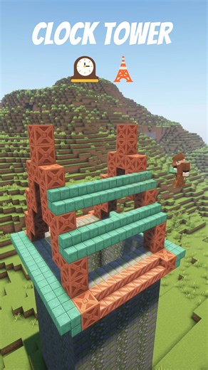 Minecraft Clock Tower 🕰️🗼 #minecraft #clocktower #h42pixel | h42pixel