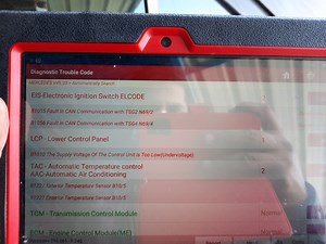 Fault Code: B1010/B1055/B1056 Lower Control Panel...