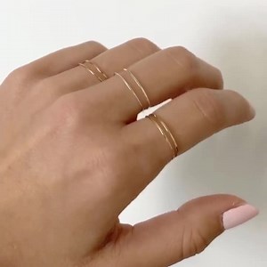 Ultra Thin Sterling Silver Stacking Ring, Super Skinny, Extra Thin, Tiny, Thinnest, Silver, Stackable, Slender, Delicate, Threadbare, .7mm - Etsy