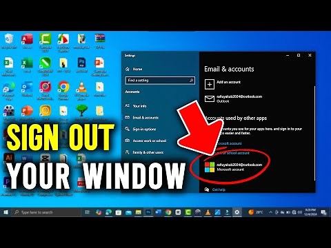 How to Sign Out Microsoft Account on Your windows PC