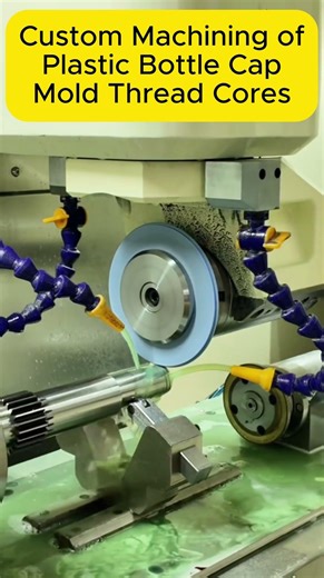 This Tiny Thread Core Can Cause Big Cap Mold Problems | Precision CNC Thread Grinding#moldcomponents