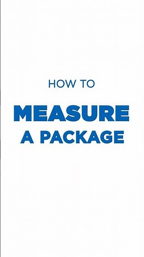 How to Measure a Package