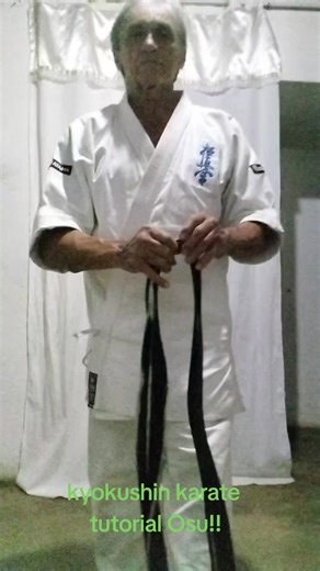 #creatorsearchinsights #kyokushin_karate #motivação #tutorial jeito de amarrar a faixa#LIVEIncentiveProgram