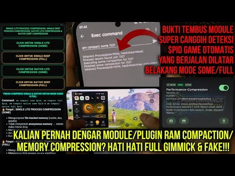 🔥Performance Compression (Compaction) Module/Plugin | Ram 6-12GB Saja Tidak Cukup, Wajib Di Compress