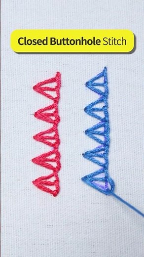 Closed Buttonhole Stitch | Basic Hand Embroidery for Beginners