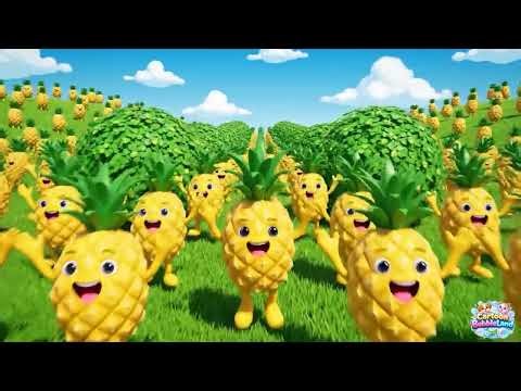 Dancing Pineapple Cartoon! 🍍😂 #shorts