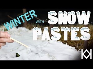 Modelling with Snow Pastes