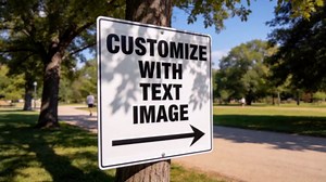 Custom Square Metal Signs with Your Logo - 10 Sizes (10x10 to 36x36 Inch) & Multi-Colors - Personalized Business Outdoor Sign, Reflective Option, Rust-Free .040 Aluminum, UV Protected, Weatherproof
