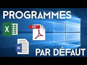 Comment changer les programmes par défaut dans Windows 10 ?