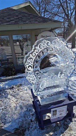 Over 30 seconds of Winterfest Ice Sculptures for you extended viewing pleasure 😉 #winterfest #winterfest2026 #popeyesonlakegeneva #nicksonthelake #lakegenevawisconsin | Popeye's On Lake Geneva
