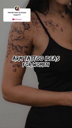 Unique Tattoo Ideas for Women on Shoulder and Arm