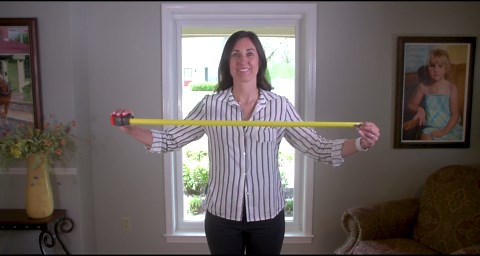 LOTUS & WINDOWARE Cordless Mini Blind, 1" Vinyl Slats, 68" Wide x 48" Long - White, Window Blinds for Home and Office, Interior Door Blinds - Light Filtering