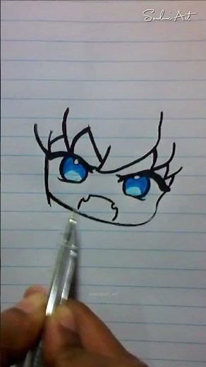 Chibi Muichiro Tokito Drawing 🥺💙 | Demon Slayer