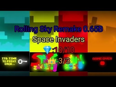 Rolling Sky Remake 0.65B Space Invaders (Recreation)