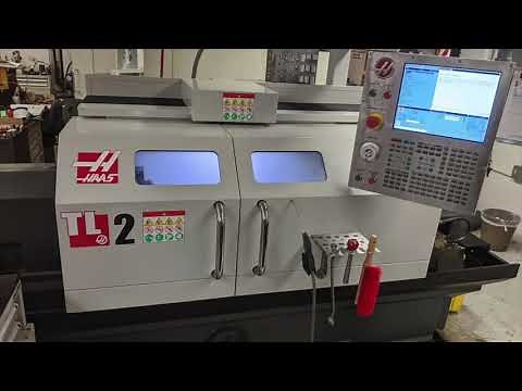 2016 HAAS TL 2 Lathe with Rigid Tapping, Manual Tailstock, Steady Rest, CNC0833