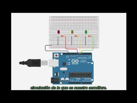 Simulación de un Semáforo en Arduino
