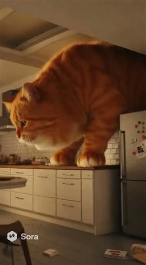 😺🦖🐭 Catzilla vs Toy Mouse