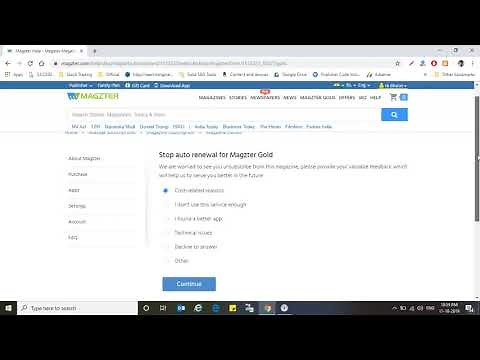 How to Cancel Auto Renewal of Magzter Subscription.