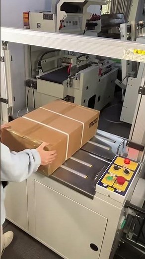 Automatic strapping machine runs 24/7, packing without pressure Carton strapping Machine.