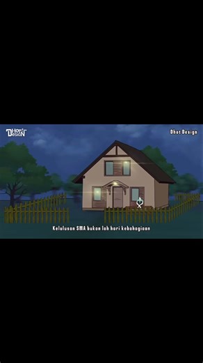 Goodbye Message in Dhot Design Animation