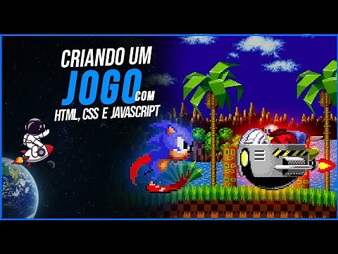 Como criar um JOGO simples do SONIC com apenas HTML, CSS e JAVACRIPT | JAVASCRIPT para iniciantes