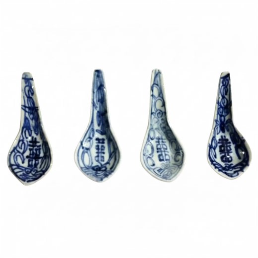 1900s Antique Blue & White Chinese Porcelain Spoon - Etsy Australia