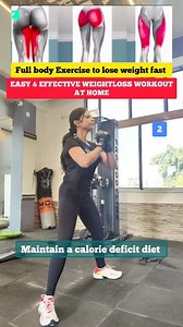 896K views · 6.5K reactions | ✅ Full body Exercise to lose weight fast  . . . . . . . . . . . . . . #reels #viral #fitness #gym #WeightLoss #fatloss #viralreels #reelsındia #gymlover #trending #explore #transformation #fattofit #hiit #hiitworkout #hiitcardio #cardio #homeworkout #fullbodyworkout #weightlossjourney | Meenakshee M | Facebook