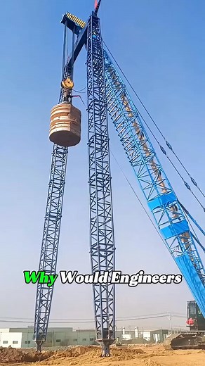 Why Do Engineers Drop 40-Ton Hammers from 12 Stories High? #reel | Usnan Hadi Kasimo