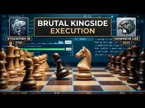 Stockfish Unleashes Tactical Apocalypse | Stockfish 18 vs Hawkeye 1.03